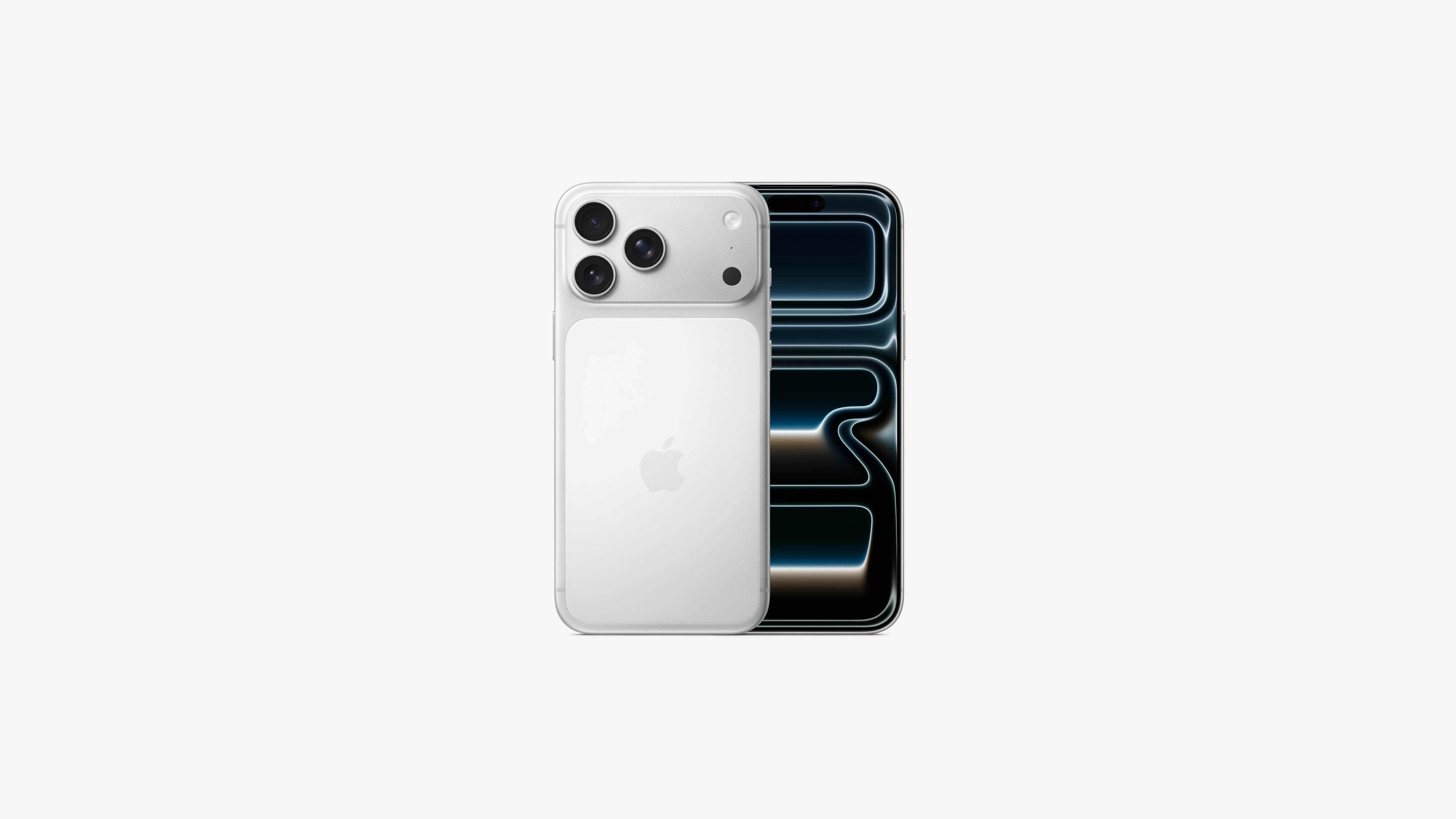 iPhone 17 Pro Max Silver Front Image